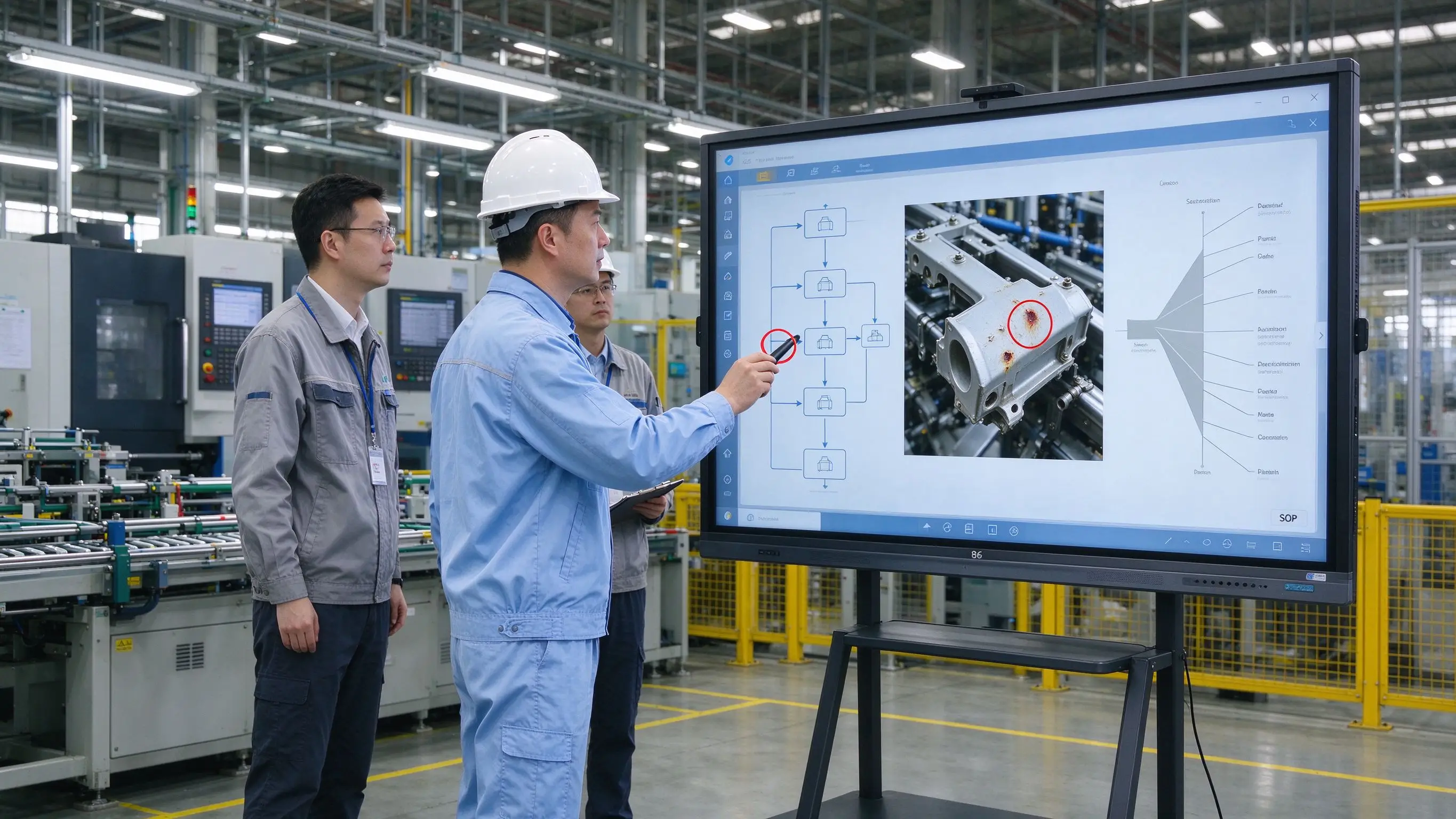 Qtenboard Manufacturing Interactive Whiteboard Production Process Quality Improvement